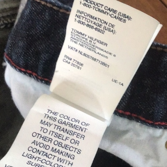 Tommy Hilfiger Dark Wash 5 pocket with logo Hope Jeans, bootcut size 16A - Picture 9 of 10